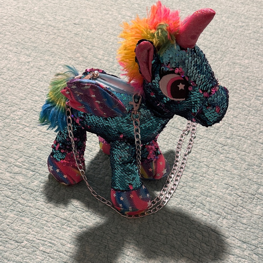 Sparkly Unicorn Plus Purse